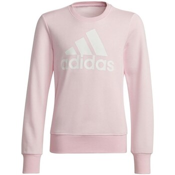 Clothing Girl Sweaters adidas Originals Essentials Big Logo Pink