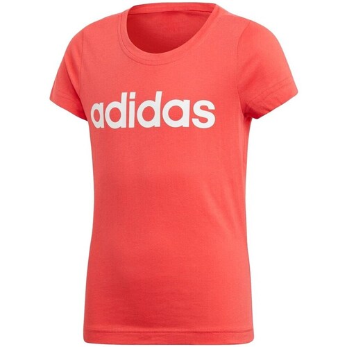 Clothing Girl Short-sleeved t-shirts adidas Originals CF7295 Pink
