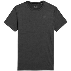 Clothing Men Short-sleeved t-shirts 4F 4FSS23TFTSM260DEEPBLACKME Graphite