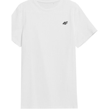 Clothing Men Short-sleeved t-shirts 4F SS23TTSHM53610S White