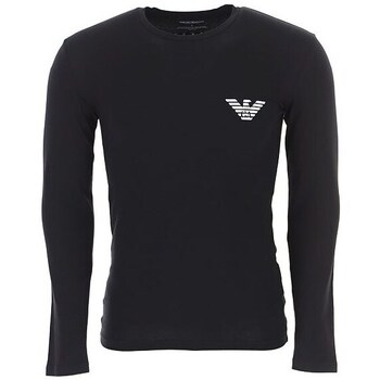 Clothing Men Short-sleeved t-shirts Emporio Armani 1110231A725 Black