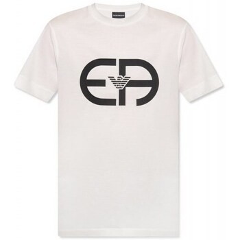 Clothing Men Short-sleeved t-shirts Emporio Armani 3L1TFB1JUVZ White