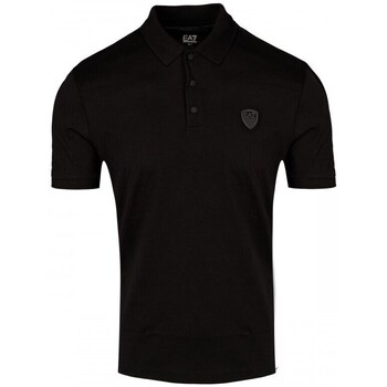 Clothing Men Short-sleeved t-shirts Emporio Armani Polo Black Black
