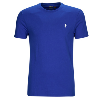Clothing Men Short-sleeved t-shirts Polo Ralph Lauren T-SHIRT AJUSTE EN COTON Blue / Royal / Sapphire / Star