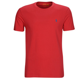 Clothing Men Short-sleeved t-shirts Polo Ralph Lauren T-SHIRT AJUSTE EN COTON Red / Post / Red
