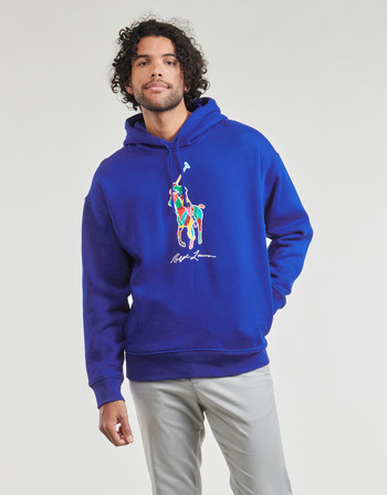 Clothing Men Sweaters Polo Ralph Lauren SWEATSHIRT BIG POLO PLAYER Blue / Royal / Sapphire / Star
