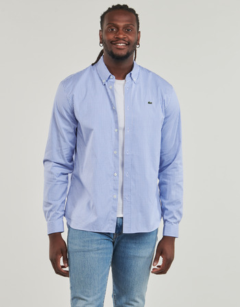Clothing Men Long-sleeved shirts Lacoste CH2932 Blue