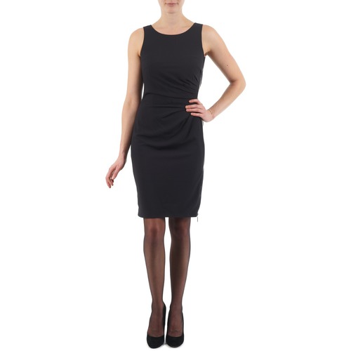 Clothing Women Short Dresses Esprit BEVERLY CREPE Black