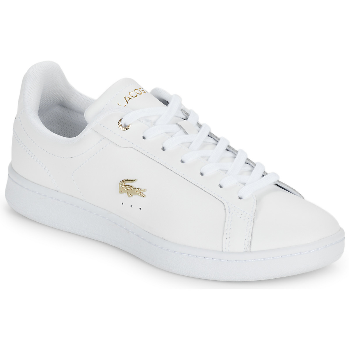 lacoste  carnaby pro  women's shoes (trainers) in white