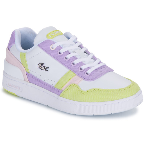 Shoes Girl Low top trainers Lacoste T-CLIP Multicolour