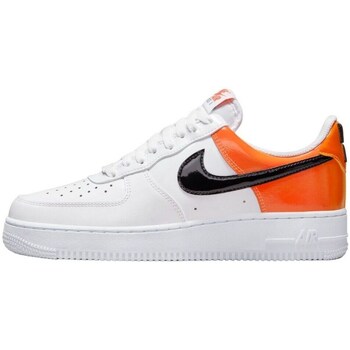 Shoes Women Mid boots Nike Air Force 1 07 Ess W White, Orange