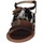 Shoes Women Sandals Café Noir BC602 Brown