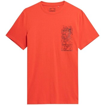 Clothing Men Short-sleeved t-shirts 4F M487 Red