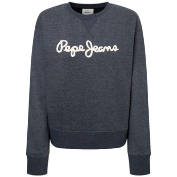 Clothing Women Sweaters Pepe jeans NANETTE N LOGO SWEATSHIRT Grey