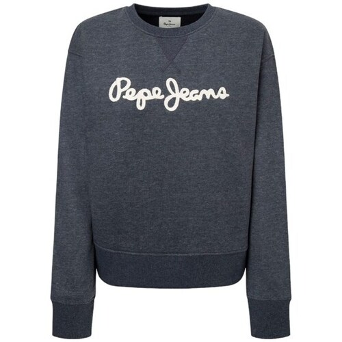 Clothing Women Sweaters Pepe jeans NANETTE N LOGO SWEATSHIRT Grey