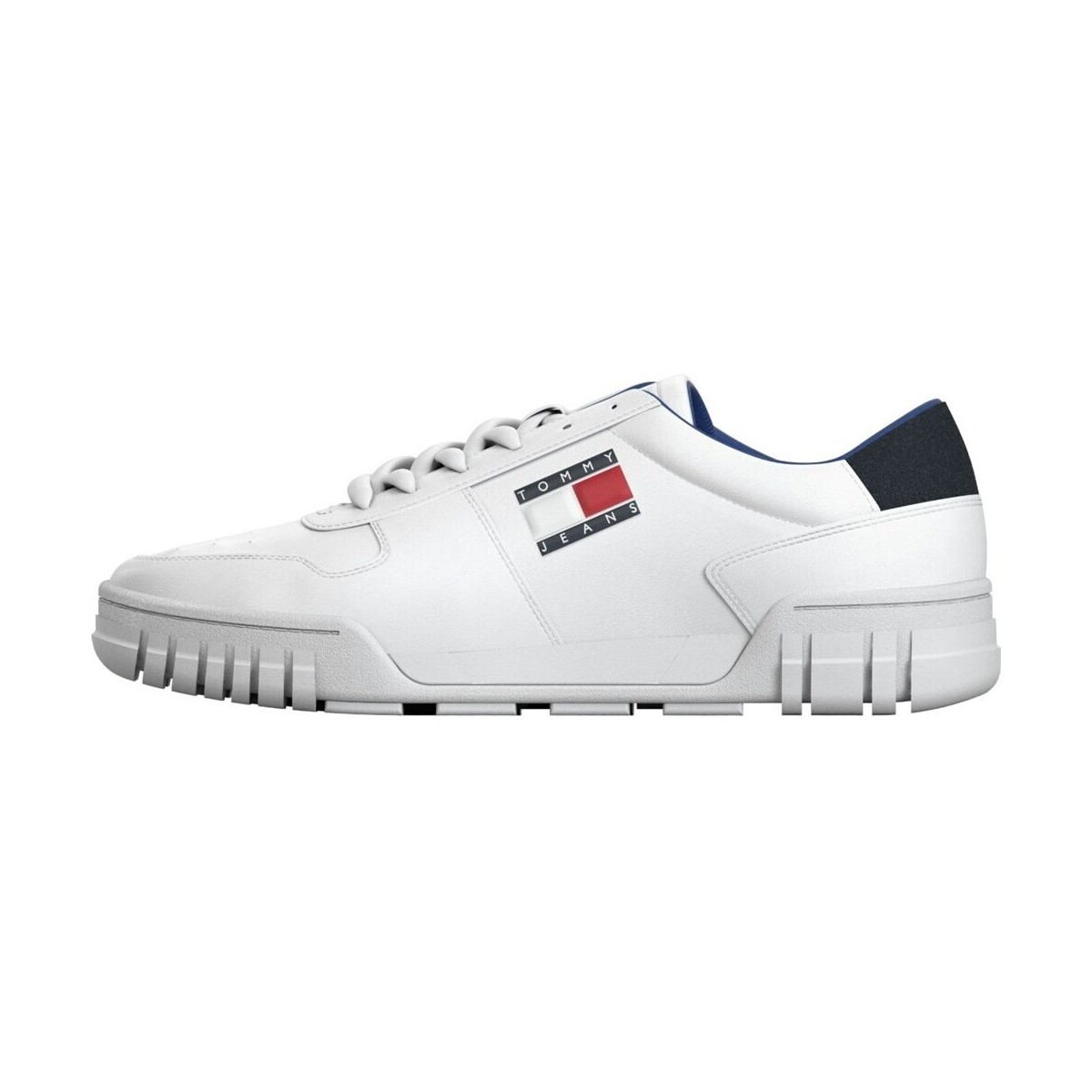 Tommy Hilfiger Retro Leather Cupsole White