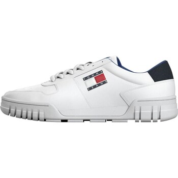 Shoes Men Low top trainers Tommy Hilfiger Retro Leather Cupsole White