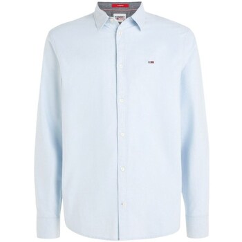 Clothing Men Long-sleeved shirts Tommy Hilfiger TJM CLASSIC OXFORD SHIRT Blue