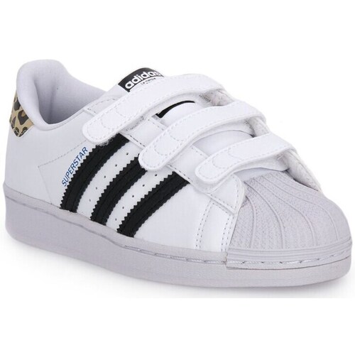 Shoes Children Low top trainers adidas Originals Superstar CF C White