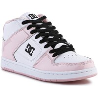 Shoes Women Mid boots DC Shoes Skate Manteca 4 Mid J Shoe White, Pink