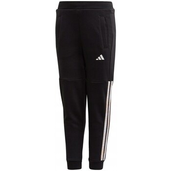 Clothing Girl Trousers adidas Originals French Terry Pants Black
