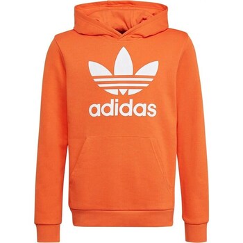 Clothing Boy Sweaters adidas Originals Trefoil Hoodie Seimor Orange