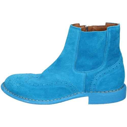 Shoes Women Ankle boots Moma BC769 1CS405-MAS Blue