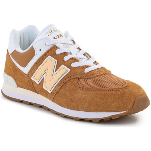 Shoes Children Low top trainers New Balance 574 Brown