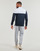 Clothing Men Track tops Le Coq Sportif TRI FZ SWEAT N°2 M Marine / White