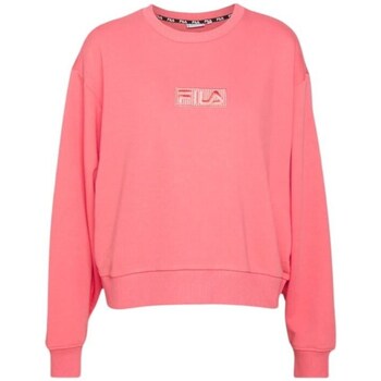 Clothing Women Sweaters Fila Bansko Cropped Crew Pink