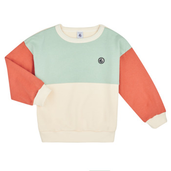 Clothing Boy Sweaters Petit Bateau MAEL White / Green