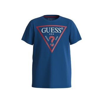 Clothing Boy Short-sleeved t-shirts Guess L73I55 Blue