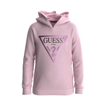 Clothing Girl Sweaters Guess LS FLEECE Pink