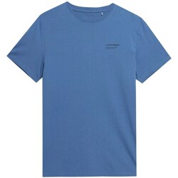 Clothing Men Short-sleeved t-shirts 4F M300 Blue