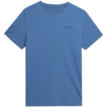 Clothing Men Short-sleeved t-shirts 4F M300 Blue