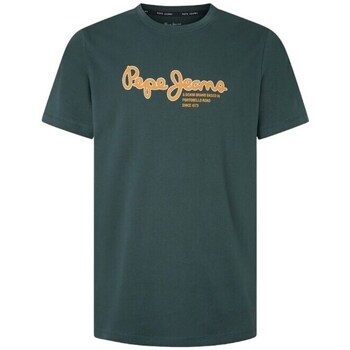 Clothing Men Short-sleeved t-shirts Pepe jeans WIDO FUTURE Green