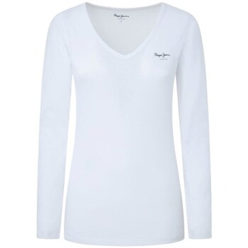 Clothing Women Short-sleeved t-shirts Pepe jeans CORINE FUTURE White