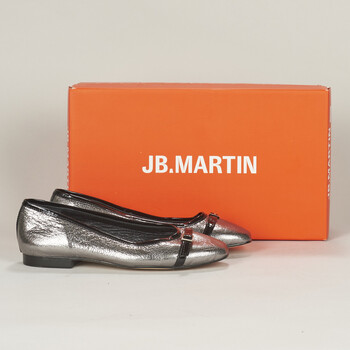 Shoes Women Flat shoes JB Martin VELINA Metal / Silver