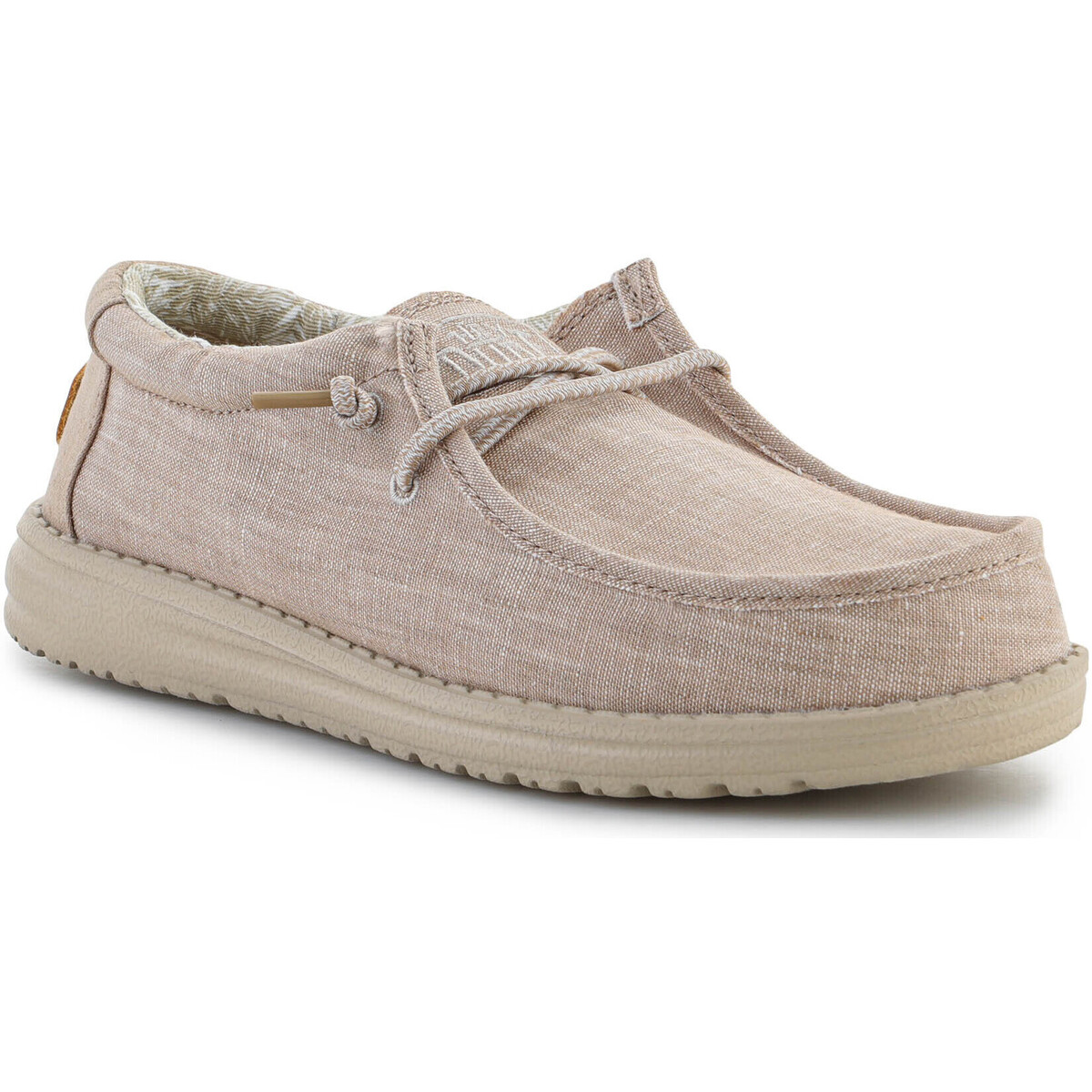 Shoes Trainers HEY DUDE Lifestyle shoes   Wally Youth Basic Beige 40041-205 Beige