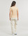 Clothing Women Short-sleeved t-shirts Calvin Klein Jeans WOVEN LABEL RIB REGULAR TEE Beige