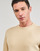 Clothing Men Sweaters Calvin Klein Jeans CK EMBRO BADGE CREW NECK Beige