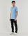 Clothing Men Short-sleeved polo shirts Calvin Klein Jeans TIPPING SLIM POLO Blue / Sky