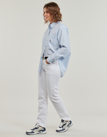 Calvin Klein Jeans WOVEN LABEL RELAXED SHIRT Blue