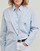 Clothing Women Shirts Calvin Klein Jeans WOVEN LABEL RELAXED SHIRT Blue