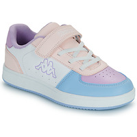 Shoes Girl Low top trainers Kappa MALONE KID White / Pink / Blue