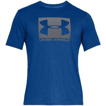 Clothing Men Short-sleeved t-shirts Under Armour Boxed Sportstyle Ss Blue