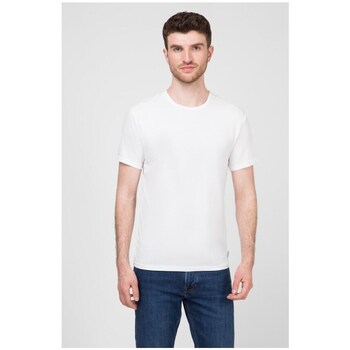 Clothing Men Short-sleeved t-shirts Calvin Klein Jeans Crew Neck White