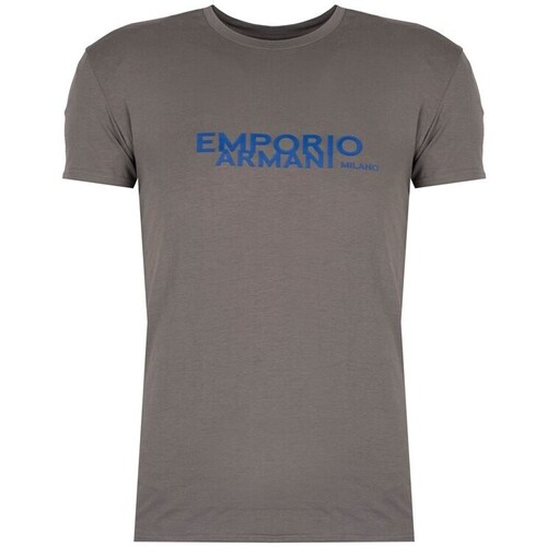 Clothing Men Short-sleeved t-shirts Emporio Armani C-neck Grey