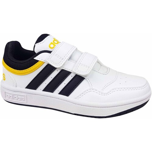 Shoes Children Low top trainers adidas Originals Hoops 3.0 Cf C White