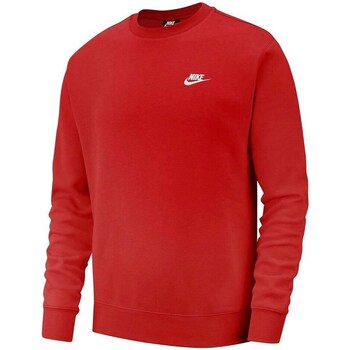 Clothing Men Sweaters Nike Club Crew Bb Red